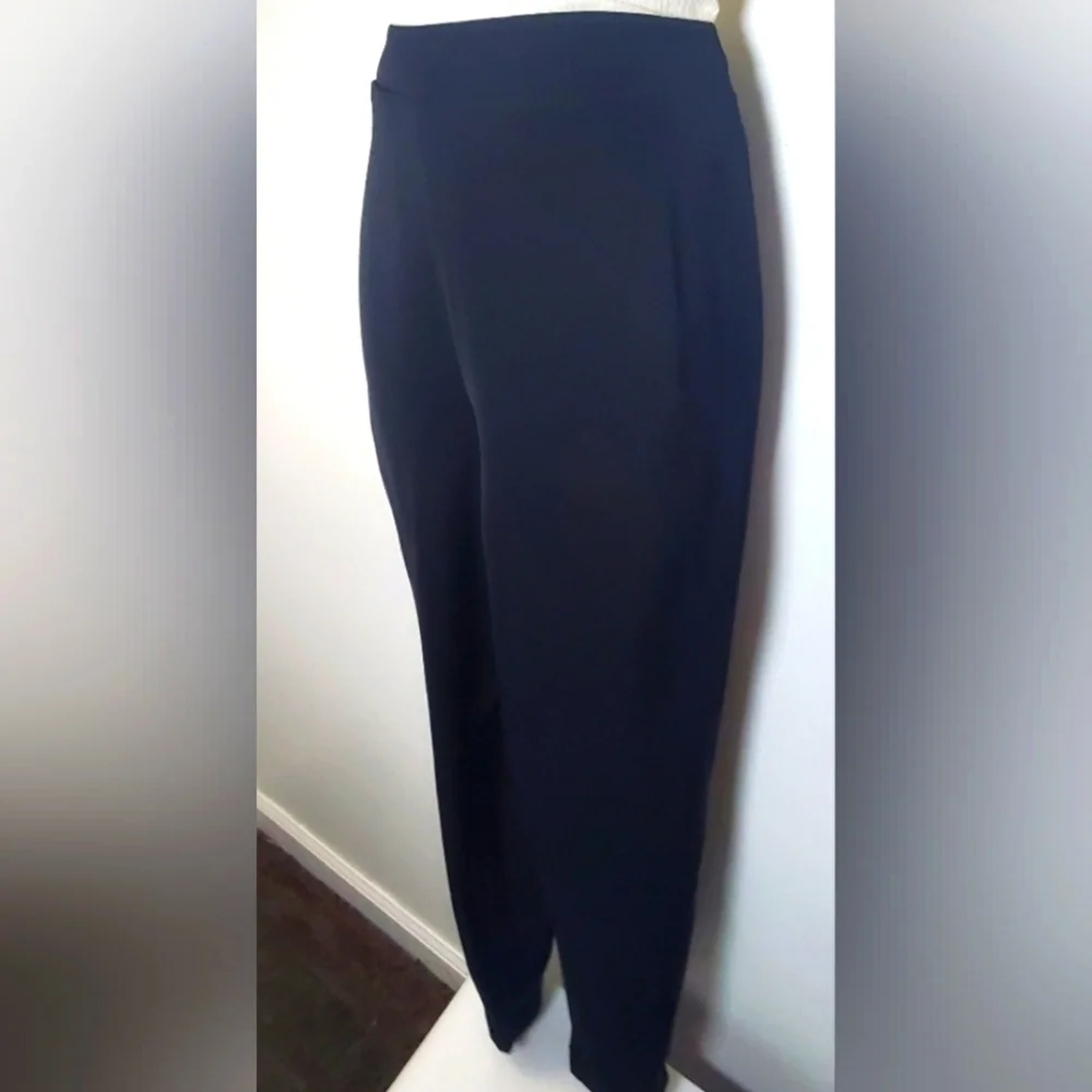 Marled Black Women's Trousers
